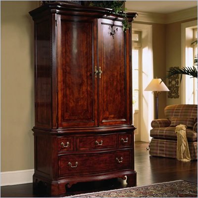 American Drew Cherry Grove TV/Wardrobe Armoire in Antique Cherry