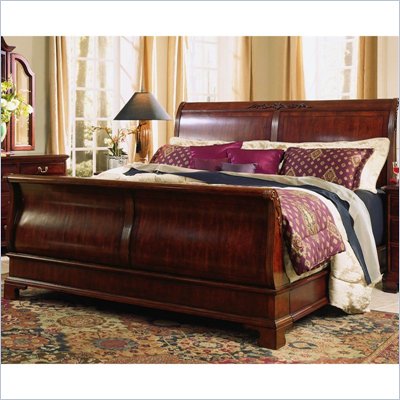 American Drew Cherry Grove Wood Sleigh Bed 3 Piece Bedroom Set