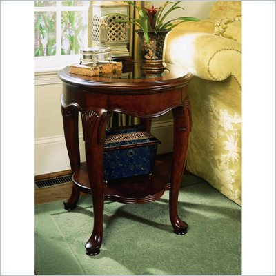 American Drew Cherry Grove Oval End Table in Classic Antique Cherry Finish
