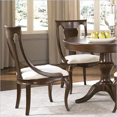 American Drew Cherry Grove Sling Back Chair in Mid Tone Brown