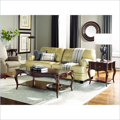 American Drew Cherry Grove End Table in Mid Tone Brown