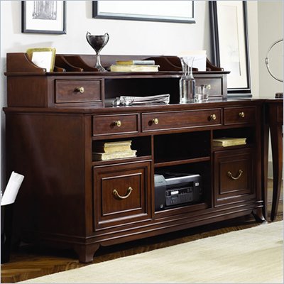 American Drew Cherry Grove Home Office Credenza in Mid Tone Brown