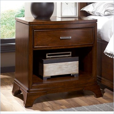 American Drew Essex Drawer Nightstand in Mink