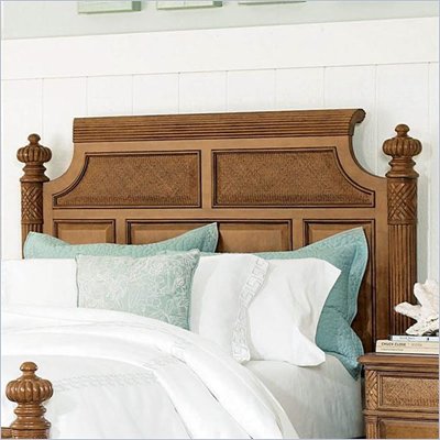 American Drew Grand Isle Island Panel Headboard in Amber Finish