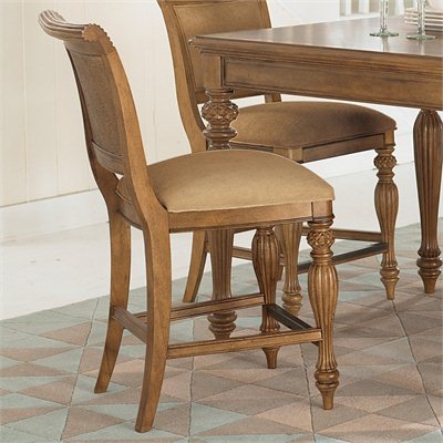 American Drew Grand Isle Counter Height Barstool in Amber Finish