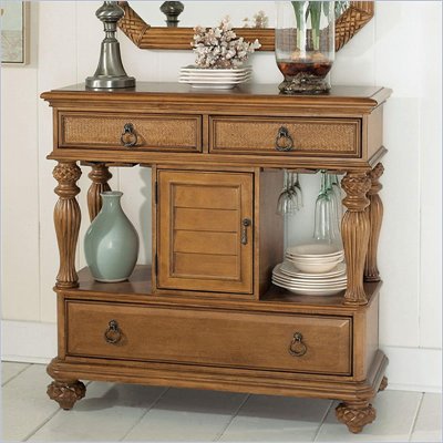 American Drew Grand Isle Side Board in Amber Finish