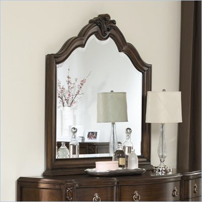 American Drew Jessica McClintock Couture Landscape Mirror in Mink Finish