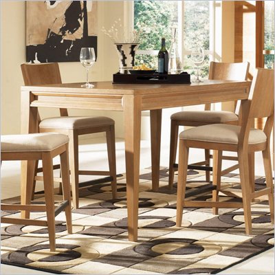 American Drew Sedona Counter Height Dining Table in Dusty Oak Finish