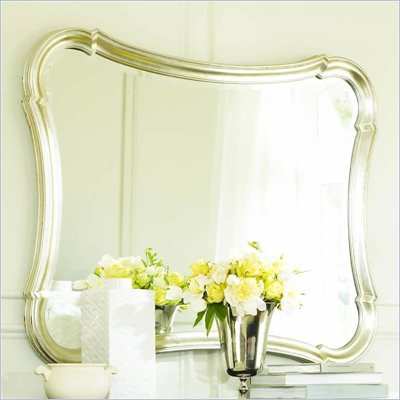American Drew Sonata Silver Leaf Accent Mirror