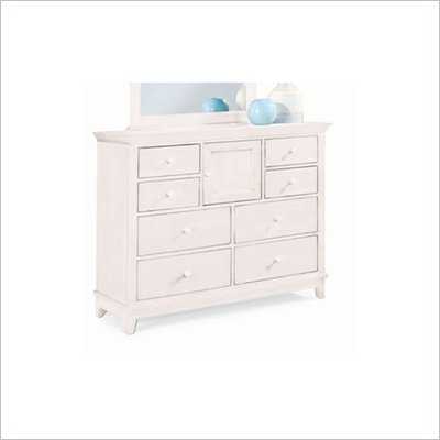 American Drew Sterling Pointe 8 Drawer Double Drawer in Off-White Finish