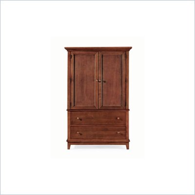 American Drew Sterling Pointe Door Chest Armoire in Cherry