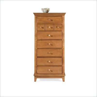 American Drew Sterling Pointe 7 Drawer Lingerie Chest in Maple Finish