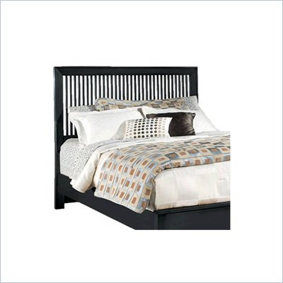 American Drew Sterling Pointe Slat Headboard in Black Finish