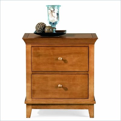 American Drew Sterling Pointe Two Drawer Nightstand in Maple