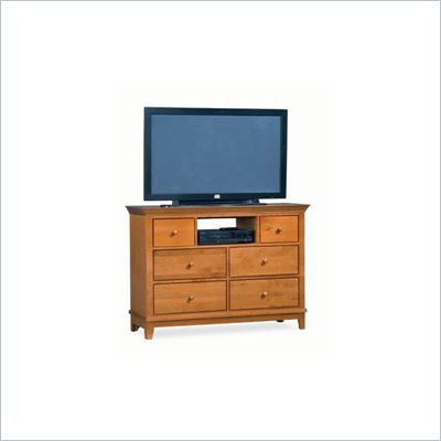 American Drew Sterling Pointe Fully Assembled TV Stand in Maple Finish