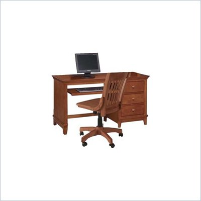 American Drew Sterling Pointe Wood Computer Desk in Cherry