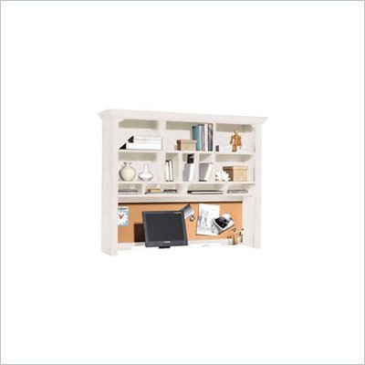 American Drew Sterling Pointe Desk Hutch in Off-White