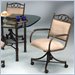 Pastel Furniture Castlewell Caster Arm Chair