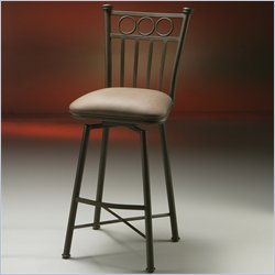 Pastel Furniture Bostonian Bronze 34 Swivel Bar Stool in Shandora Toast