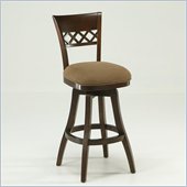 Pastel Furniture Horizon 30 Traditional Bar Stool in Burnt Passion
