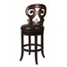 Pastel Furniture Hermosa 30'' Swivel Wood Barstool in Brown Finish