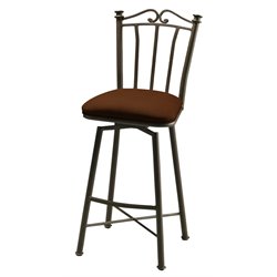 Pastel Furniture Laguna Bronze 30'' Swivel Bar Stool in Shandora Toast