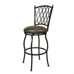 Pastel Furniture Atrium 30 Swivel Bar Stool in Florentine Coffee