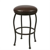 Pastel Furniture Island Falls Rust 30 Backless Bar Stool in Ford Brown