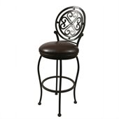 Pastel Furniture Island Falls Rust 26 Swivel Counter Stool in Ford Brown