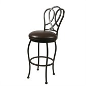Pastel Furniture Oxford Rust 30 Swivel Bar Stool in Ford Brown