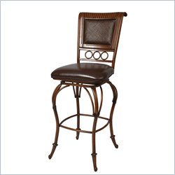 Pastel Furniture Rio Branco 26 Counter Stool in Stallion Brown
