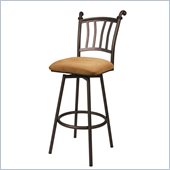 Pastel Furniture Fairfield 26 Swivel Counter Stool in Topanga Brown