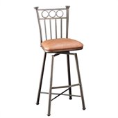 Pastel Furniture Bostonian Bronze 30 Swivel Bar Stool in Shandora Toast