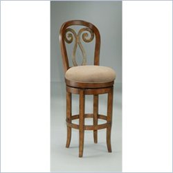 Pastel Furniture El Dorado 26" Sepia Counter Stool with Dakota Toffee Fabric
