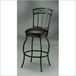 Pastel Furniture Sonora Phantom 26" Counter Stool with Royal Black Vinyl