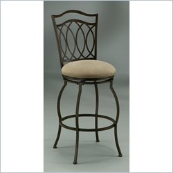 Pastel Furniture West Port 30 Swivel Bar Stool in Topanga Brown