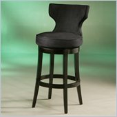 Pastel Furniture Augusta 30 Swivel Bar Stool in Feher Black