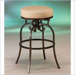 Pastel Furniture Magnolia 30 Backless Outdoor Bar Stool in Courtyard Sienna