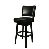 Pastel Furniture Richfield 26 Swivel Counter Stool in Black
