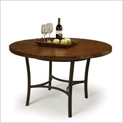 Pastel Furniture Atrium Copperstone Dining Table in Autumn Rust