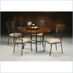 Pastel Furniture Atrium 5 Piece Copperstone Dining Set