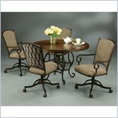 Pastel Furniture Atrium Elegant Wood Dining Table Set