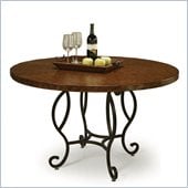 Pastel Furniture Atrium Copperstone Dining Table in Autumn Rust