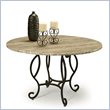 ADD TO YOUR SET: Pastel Furniture Atrium Travertine Dining Table in Autumn Rust