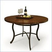 Pastel Furniture Island Falls Copperstone Dining Table in Autumn Rust