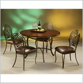 Pastel Furniture Island Falls Hammered Copperstone Dining Set