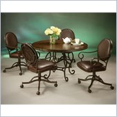 Pastel Furniture Island Falls Hard Wood Dining Table Set