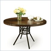 Pastel Furniture Ravenwood Hard Wood Dining Table in Autumn Rust