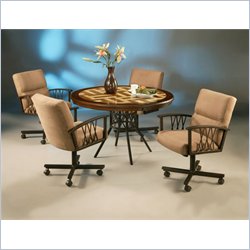Pastel Furniture Ravenwood Caster Wood Dining Set