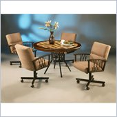 Pastel Furniture Ravenwood Caster Wood Dining Set